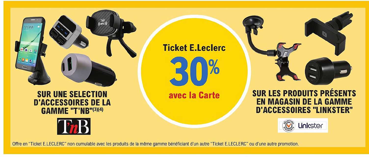 la gamme "t'nb", la gamme d'accessoires "linkster"