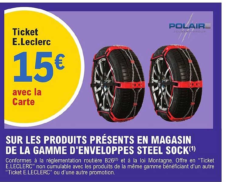 la gamme d'enveloppes steel sock