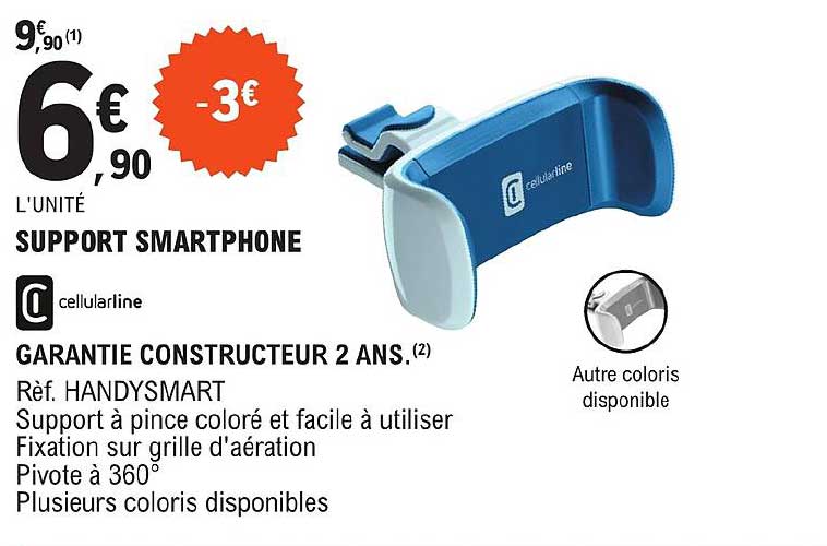 support smartphone cellularline