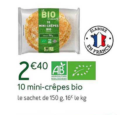 10 Mini Crêpes Bio