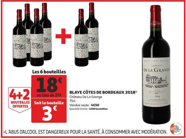 blaye côtes de bordeaux 2018 château de la grange