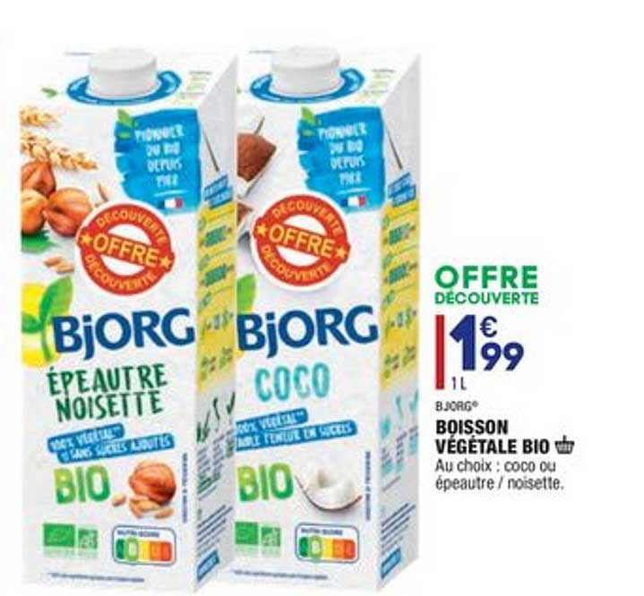 Boisson Végétale Bio Bjorg