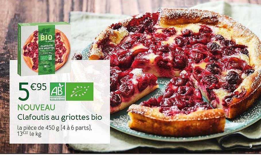 Clafoutis Au Griottes Bio