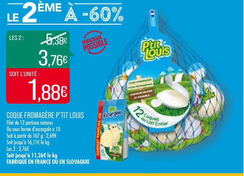 Coque Fromagère P'tit Louis