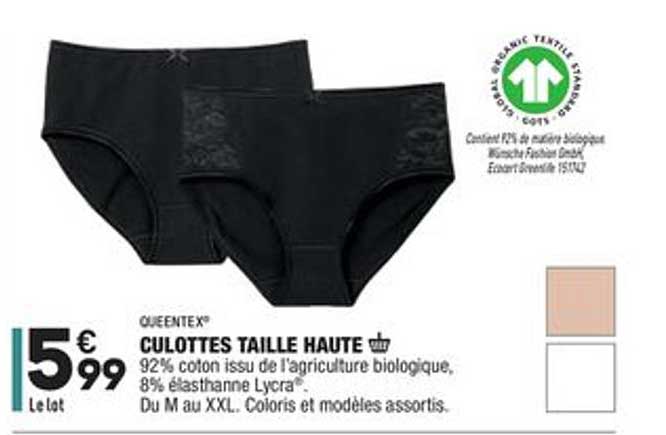 Culottes Taille Haute Queentex