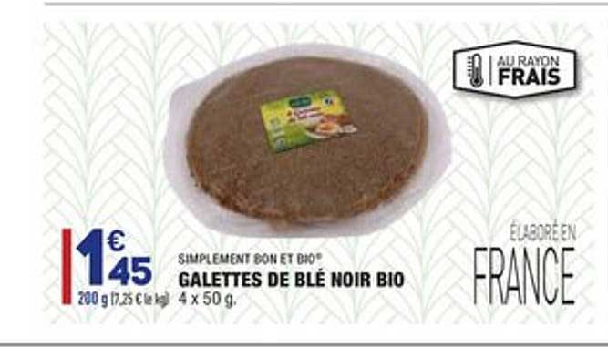 Galettes De Blé Noir Bio Simplement Bon Et Bio