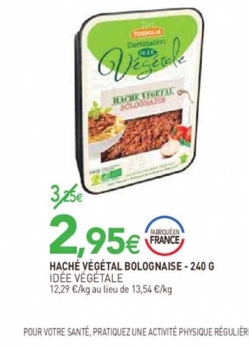 Haché Végétal Bolognaise