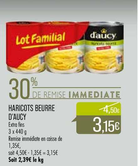 Haricots Beurre D'aucy