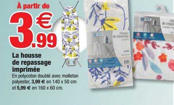 La Housse De Repassage Imprimée