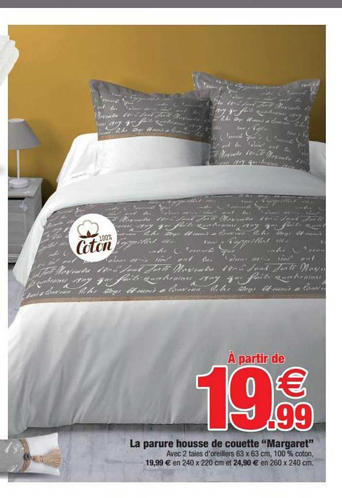 la parure housse couette margaret