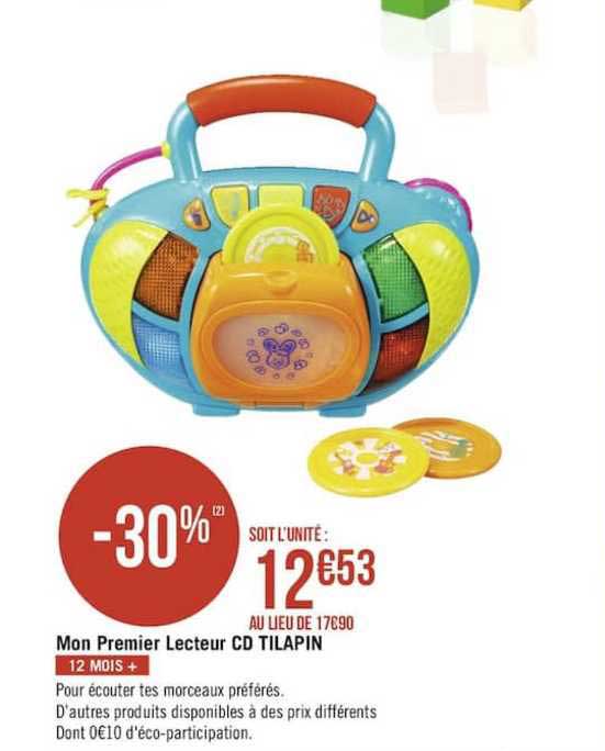 mon premier lecteur cd tilapin