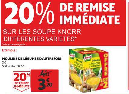 mouliné de légumes d'autrefois knorr