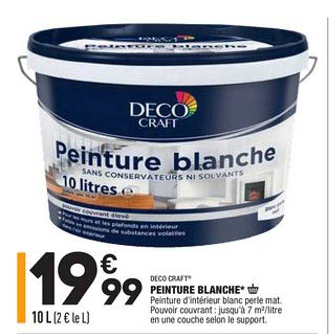 Peinture Blanche Déco Craft