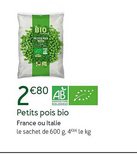 Petits Pois Bio