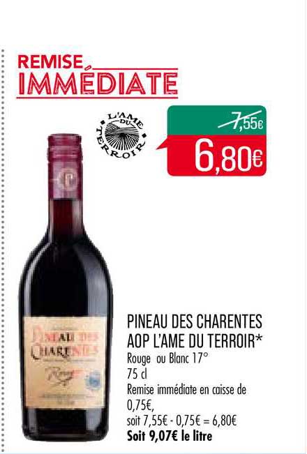 pineau des charentes aop l'ame du terroir