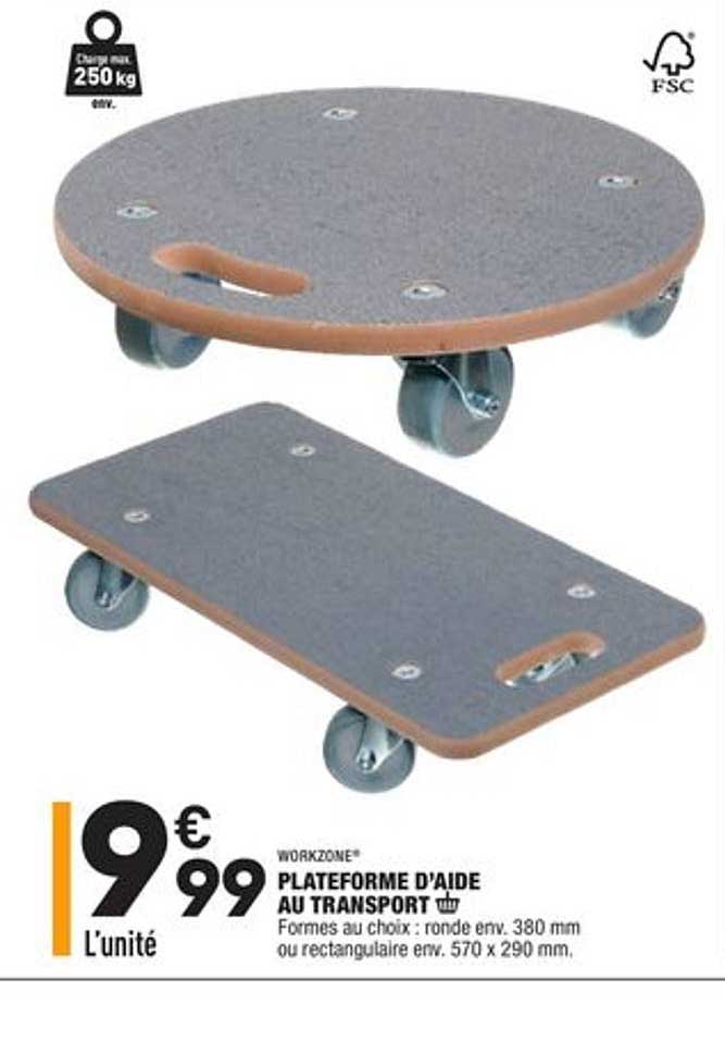 plateforme d'aide au transport workzone