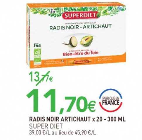 Radis Noir Artichaut X 20 300ml
