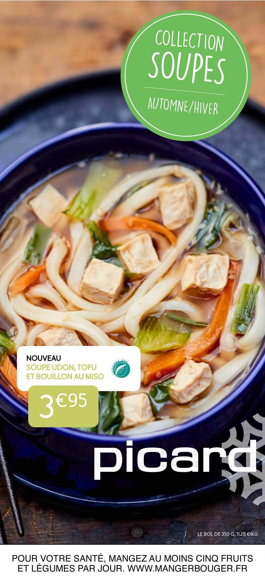 soupe adon tofu et bouillon au miso