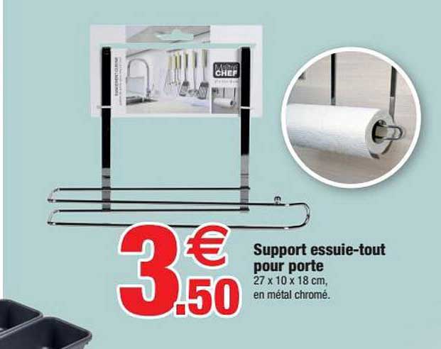 support essuie tout pour porte