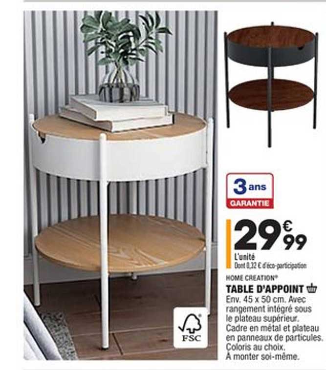Table D'appoint Home Creation