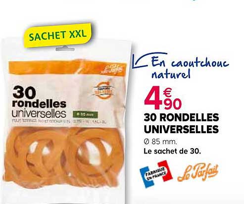 30 Rondelles Universelles Le Parfait