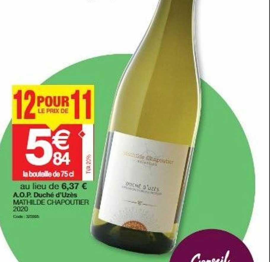 a.o.p. duché d'uzès mathilde chapoutier 2020