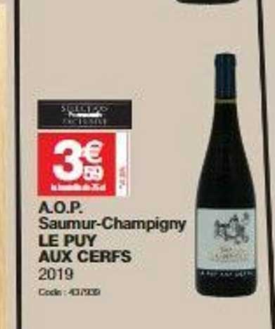 a.o.p. saumur-champigny le puy aux cerfs