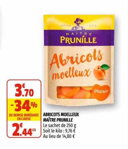 abricots moelleux maître prunille