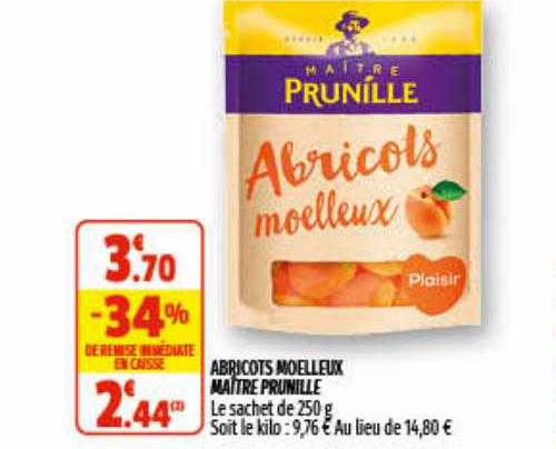 abricots moelleux maître prunille