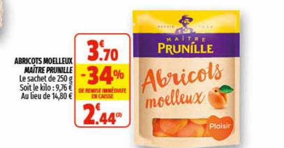 abricots moelleux maître prunille