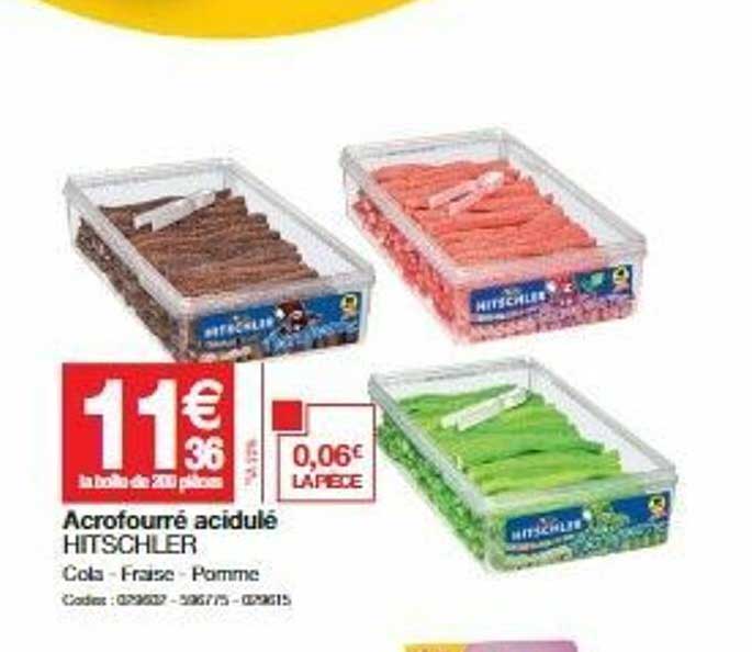 Acrofourré Acidulé Hitschler