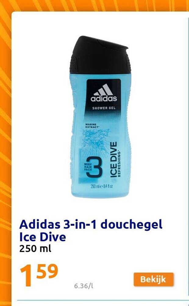 adidas 3-in-1 douchegel ice dive
