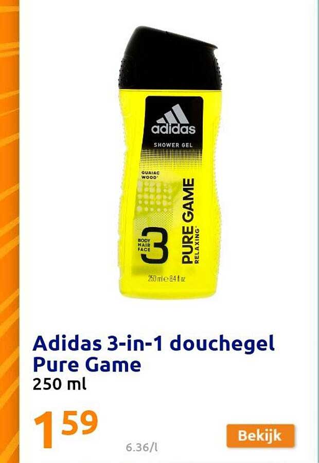 Adidas 3-in-1 Douchegel Pure Game