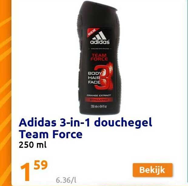 adidas 3-in-1 douchegel team force
