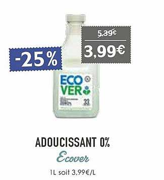adoucissant 0% ecover