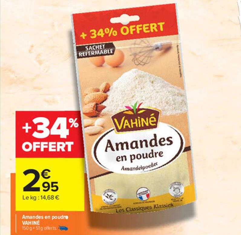 Amandes En Poudre Vahiné