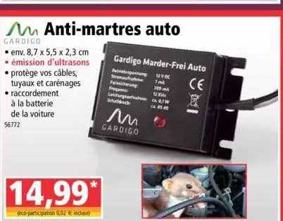 Anti-martres Auto Gardigo