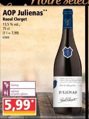 aop julienas** raoul clerget