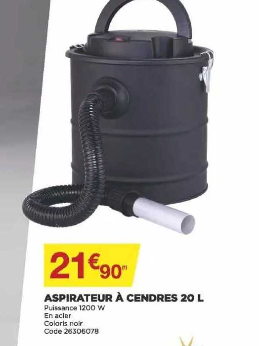 Aspirateur à Cendres 20 L