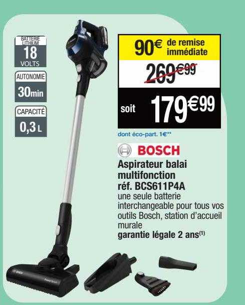 Aspirateur Balai Multifonction Bosch