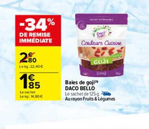 baies de goji daco bello
