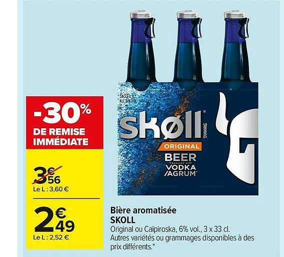 bière aromatisée skoll