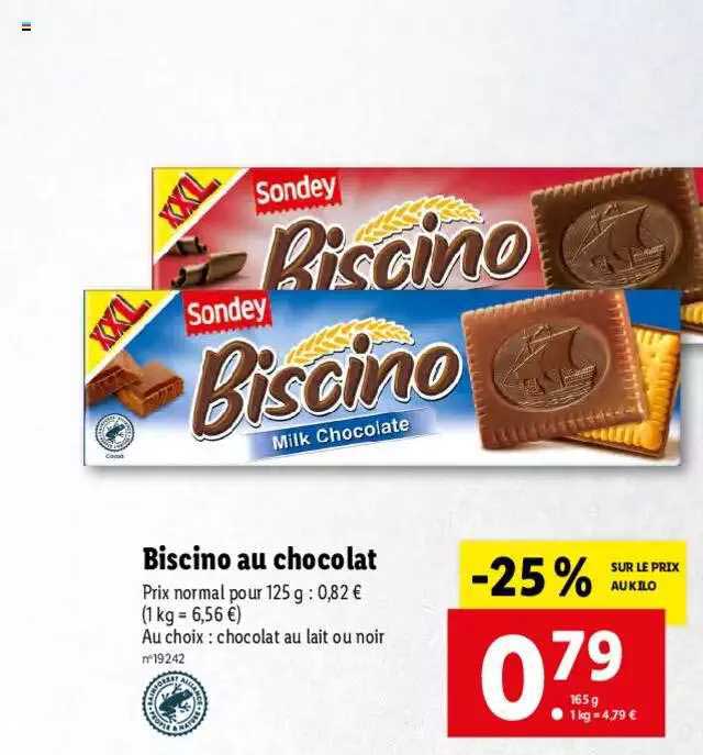 Biscino Au Chocolat Sondey
