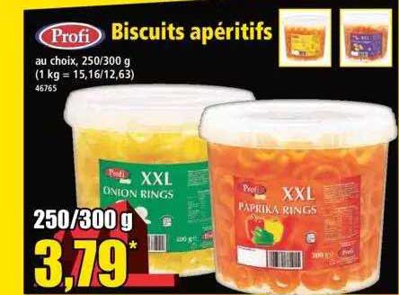 Biscuits Apéritifs Profi