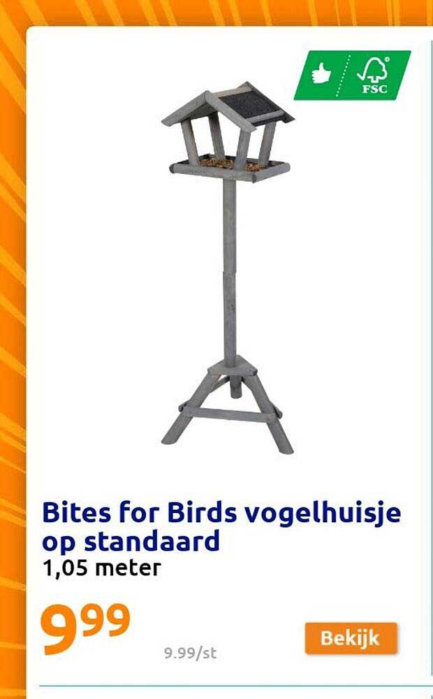 bites for birds vogelhuisje op standaard