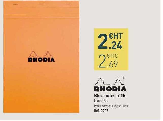 bloc-notes n°16 rhodia