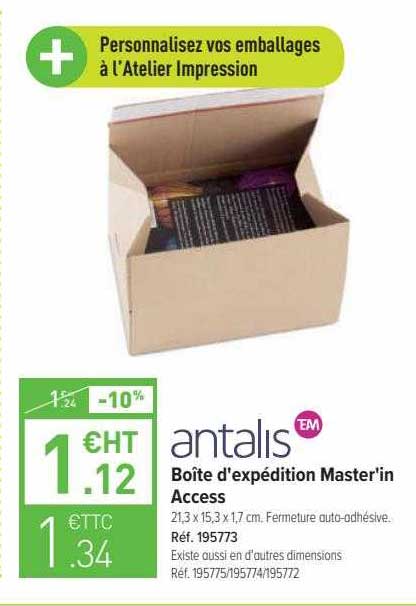 boîte d'expédition master'in access
