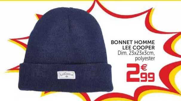 bonnet homme lee cooper
