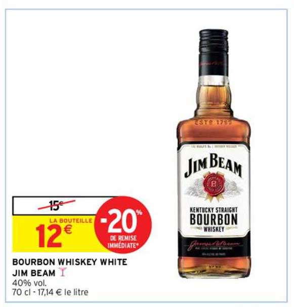 bourbon whiskey white jim beam
