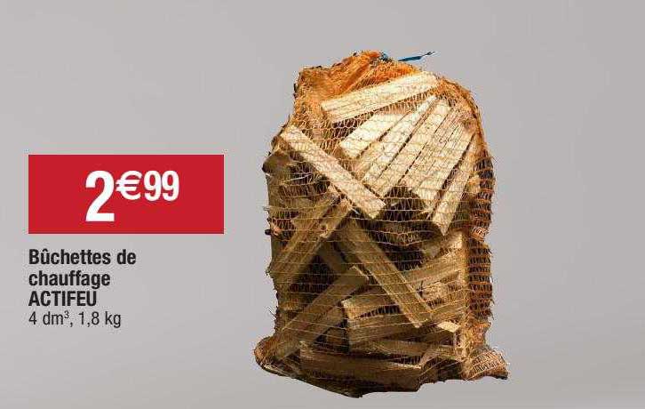 Bûchettes De Chauffage Actifeu